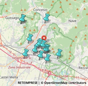 Mappa Via Guglielmo Marconi, 25128 Brescia BS, Italia (3.03)