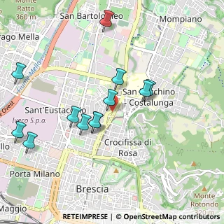 Mappa Via Gian Battista Cipani, 25128 Brescia BS, Italia (0.98)