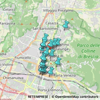 Mappa Via Guglielmo Marconi, 25128 Brescia BS, Italia (1.3255)