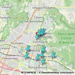 Mappa Via Gian Battista Cipani, 25128 Brescia BS, Italia (1.67167)