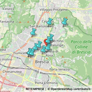 Mappa Via Gian Battista Cipani, 25128 Brescia BS, Italia (1.28917)