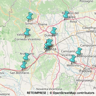 Mappa Via Monte Zovetto, 36100 Vicenza VI, Italia (14.88727)