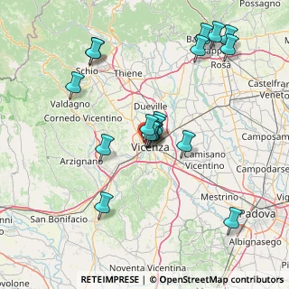 Mappa Via Monte Zovetto, 36100 Vicenza VI, Italia (15.275)