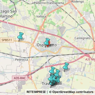 Mappa Viale Dieci Giornate, 25035 Ospitaletto BS, Italia (2.92833)