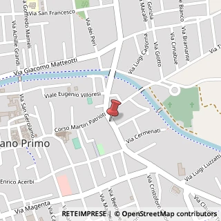 Mappa Via Tadini,  10, 20022 Castano Primo, Milano (Lombardia)