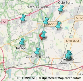 Mappa Via Gerundio, 24045 Fara Gera d'Adda BG, Italia (4.40636)