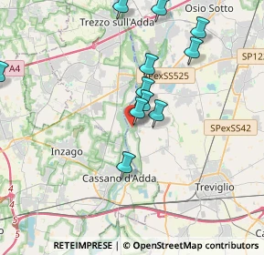 Mappa Via Gerundio, 24045 Fara Gera d'Adda BG, Italia (3.73636)