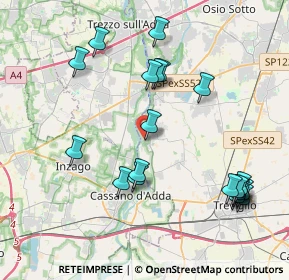 Mappa Via Gerundio, 24045 Fara Gera d'Adda BG, Italia (4.4005)