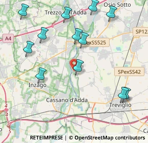 Mappa Via Gerundio, 24045 Fara Gera d'Adda BG, Italia (4.7375)