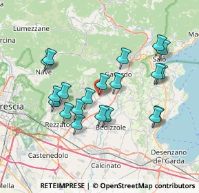 Mappa Via S. Giulia, 25080 Paitone BS, Italia (6.9445)