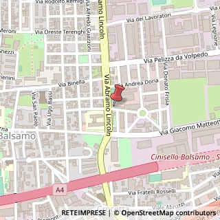 Mappa Via Pietro Calamandrei, 1, 20092 Cinisello Balsamo, Milano (Lombardia)