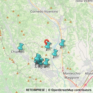 Mappa Via Masieri, 36070 Trissino VI, Italia (3.53417)