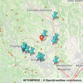 Mappa Via Masieri, 36070 Trissino VI, Italia (3.81)