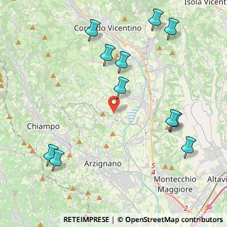 Mappa Via Masieri, 36070 Trissino VI, Italia (5.03182)