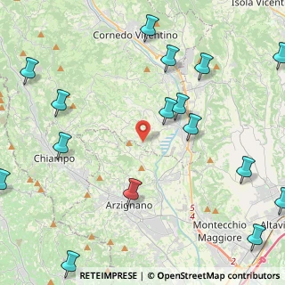 Mappa Via Masieri, 36070 Trissino VI, Italia (6.09625)