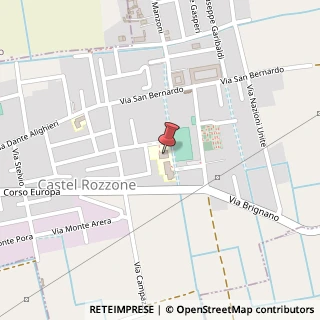 Mappa Via G. Leopardi, 8, 24040 Castel Rozzone, Bergamo (Lombardia)