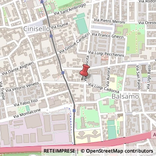 Mappa Via Luigi Cadorna, 29, 20092 Cinisello Balsamo, Milano (Lombardia)