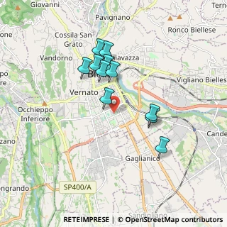 Mappa Via Emilia, 13900 Biella BI, Italia (1.53909)