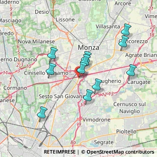 Mappa Via Tevere, 20099 Sesto San Giovanni MI, Italia (3.52273)