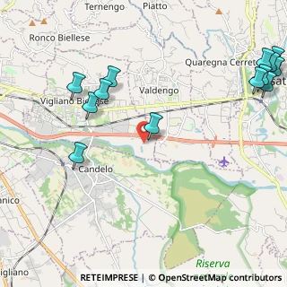 Mappa Centro Commerciale Iper, 13856 Vigliano Biellese BI, Italia (2.92846)