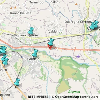 Mappa Centro Commerciale Iper, 13856 Vigliano Biellese BI, Italia (3.40364)