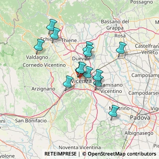Mappa Via Evangelista Torricelli, 36100 Vicenza VI, Italia (11.72)