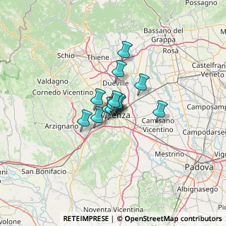 Mappa Via Evangelista Torricelli, 36100 Vicenza VI, Italia (6.19077)