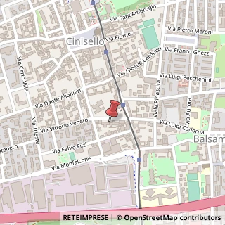 Mappa Via Antonio Cantore, 19, 20092 Cinisello Balsamo, Milano (Lombardia)