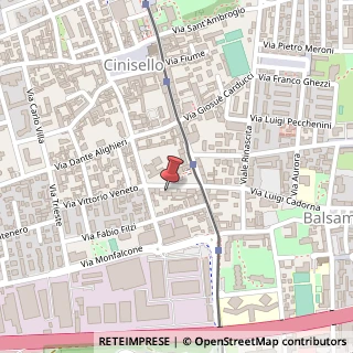 Mappa Via Antonio Cantore, 23, 20092 Cinisello Balsamo, Milano (Lombardia)