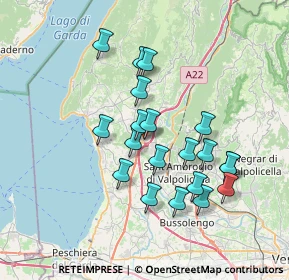 Mappa Piano terra: negozio, 37010 Affi VR, Italia (6.459)