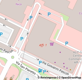 Mappa Via Giovanni Pascoli, 37010 Affi VR, Italia (0.02692)