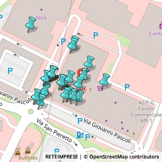 Mappa Piano terra: negozio, 37010 Affi VR, Italia (0.05185)