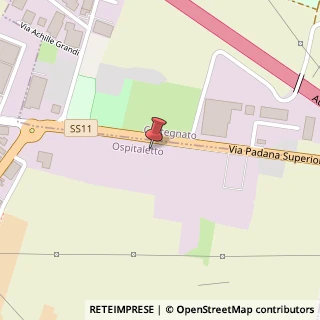 Mappa Via Padana Superiore, 1, 25035 Ospitaletto, Brescia (Lombardia)
