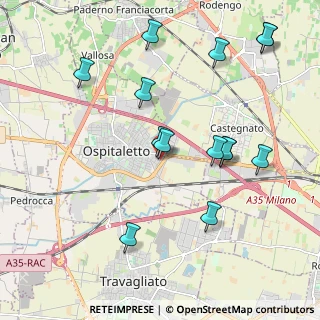Mappa Via I° Maggio Traversa, 25035 Ospitaletto BS, Italia (2.16857)