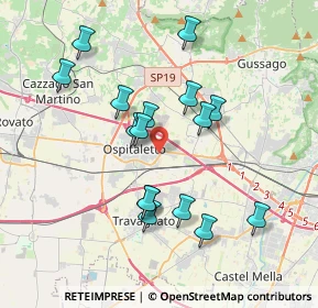 Mappa Via I° Maggio Traversa, 25035 Ospitaletto BS, Italia (3.47813)