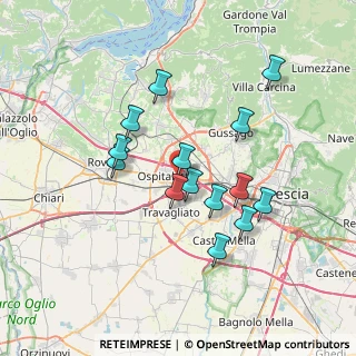 Mappa Via I° Maggio Traversa, 25035 Ospitaletto BS, Italia (6.305)