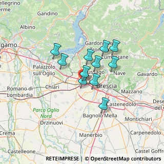 Mappa Via I° Maggio Traversa, 25035 Ospitaletto BS, Italia (9.63909)