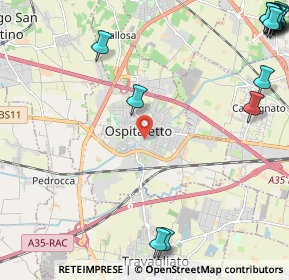 Mappa Via X Giornate, 25035 Ospitaletto BS, Italia (3.68875)