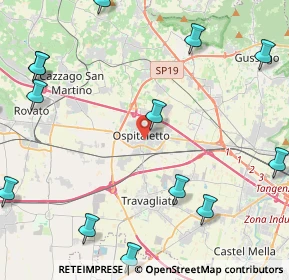 Mappa Via X Giornate, 25035 Ospitaletto BS, Italia (6.38133)