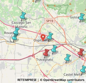 Mappa Via X Giornate, 25035 Ospitaletto BS, Italia (6.07923)