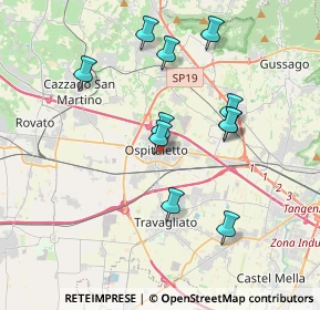 Mappa Via X Giornate, 25035 Ospitaletto BS, Italia (3.51182)