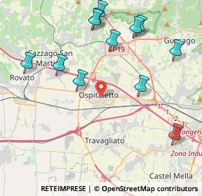 Mappa Via X Giornate, 25035 Ospitaletto BS, Italia (4.7925)