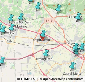 Mappa Via X Giornate, 25035 Ospitaletto BS, Italia (6.5075)