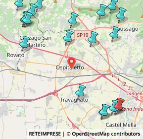Mappa Via X Giornate, 25035 Ospitaletto BS, Italia (6.0615)