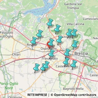 Mappa Via X Giornate, 25035 Ospitaletto BS, Italia (6.74938)