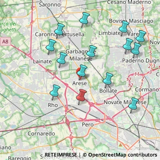Mappa Viale Monte Resegone, 20044 Arese MI, Italia (4.34571)