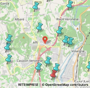 Mappa Via Pascoli, 37010 Affi VR, Italia (2.72867)