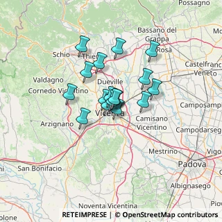 Mappa Via Giovanni Ceccarini, 36100 Vicenza VI, Italia (8.64588)