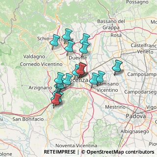Mappa Via Giovanni Ceccarini, 36100 Vicenza VI, Italia (10.99)