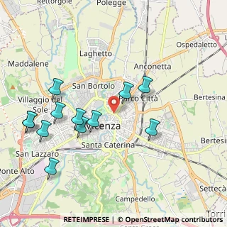 Mappa Via Giovanni Ceccarini, 36100 Vicenza VI, Italia (2.13833)